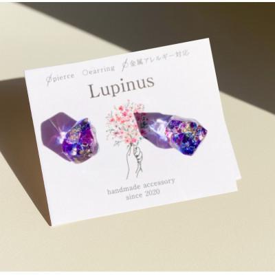 ふるさと納税 小山市 サージカルステンレス金属アレルギー対応ピアス・ブルーカラー