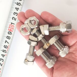 ブロックみたいなねじ玩具 M10ネジー2号 ／ 大河内 ロボット 知育 おもちゃ 工具不要 ステンレス ネジ ボルト ナット 玩具 三重県 度会町
