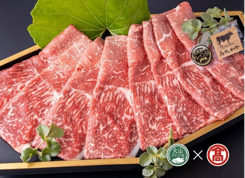 
                  ＜皆生菊乃家＞鳥取和牛　A4ランク以上　サーロインしゃぶしゃぶすき焼き用 400g（大山ブランド会）
                
