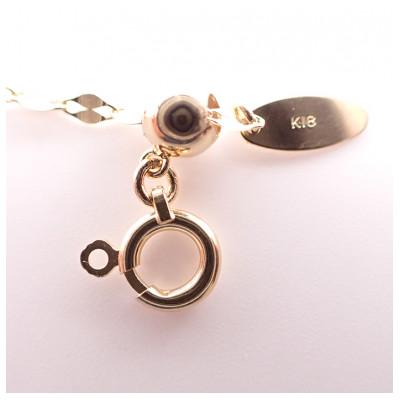 ふるさと納税 飯豊町 K18 ペタルスライドネックレス 50cm 造幣局検定マーク付き |  | 02