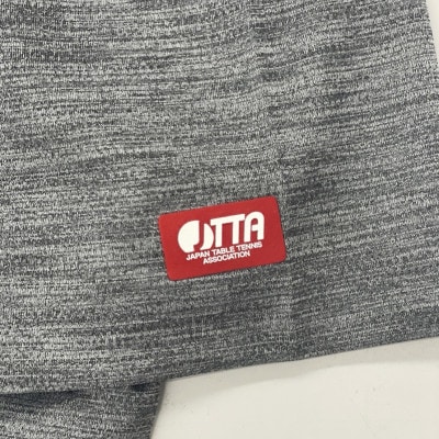 JTTA公認　卓球ユニフォーム【男女兼用(ドライ):XLサイズ】うさぎ　チャコール【配送不可地域：離島】【1515873】