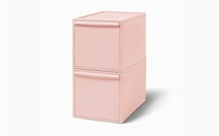 クローゼットシステム 引出しタイプL　2個組　CS-D3 2P (5色からお好きなカラーが選べる) ／ ピンク  収納 ライクイット like-it 奈良県 葛城市【like101-4】