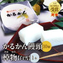 【ふるさと納税】かるかん 饅頭 10個入り 棹物 白雪 1本 中村家 保存料不使用 無添加 山芋 お菓子 あんこ 和菓子 スイーツ お取り寄せ 郷土菓子 お土産 銘菓 ギフト 贈答 箱入り 小分け 個包装 子供 大人 お年寄り こし餡 大分 別府 送料無料