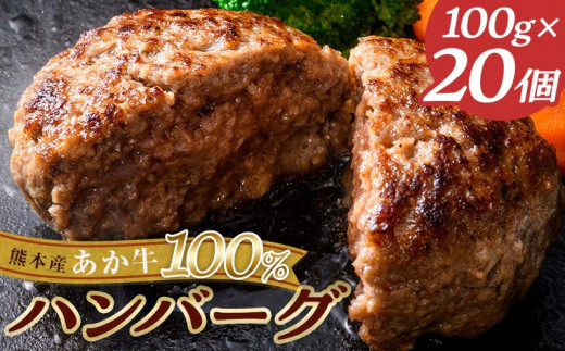 
FKK19-268 あか牛100％ハンバーグ（100g×20個）
