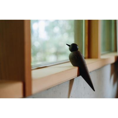 ふるさと納税 名古屋市 【Tagayasan タガヤサン/こげ茶】銘木再生/幸運を運ぶ木製オブジェliving_bird 燕 |  | 01