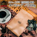 【ふるさと納税】コーヒー豆　上品な酸味　インドネシア　バリ　100g （約10杯分）　～ カフェ・アダチ 自家焙煎 珈琲 コーヒー 豆 （粉にもできます） ドリンク 飲料 カフェアダチ