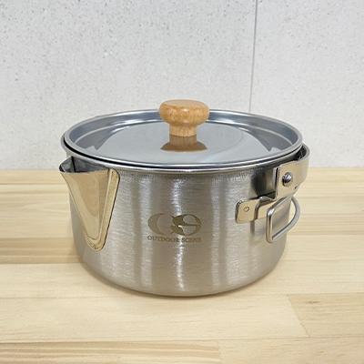 ふるさと納税 燕市 吊手付キャンプケトル　14cm |  | 01