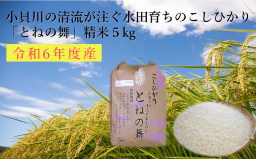 米 コシヒカリ 「 とねの舞 」 精米 5kg ／ お米 こめ コメ