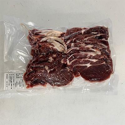 ふるさと納税 白糠町 エゾ鹿ロース肉スライス　しゃぶしゃぶ用【約500g】 |  | 01