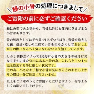 【数量限定】鹿児島県産うなぎ蒲焼 名水慈鰻 超特大サイズ２尾(1尾あたり236~270g)＜計約500g＞ a8-059