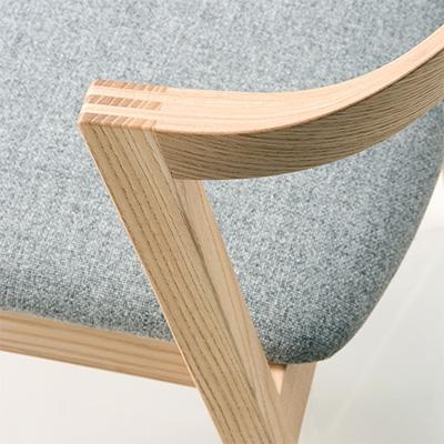 ふるさと納税 旭川市 旭川家具 カンディハウス キーラ スタッキングチェアー座張北海道タモNF/トニカLGY_00270 |  | 01