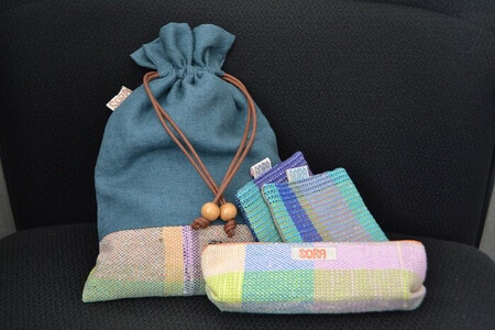 「大空の家」×お楽しみセット (※セット内容はおまかせ)  | 織物 巾着 小物入れ 奈良県 平群町