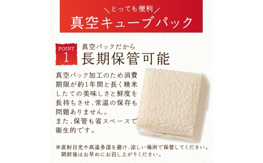 米 2.7kg 真空パック ギフト 3銘柄 300g×9個 木津川