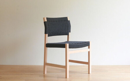 対馬ヒノキ ダイニング チェア ( ブラック )《対馬市》【家具製作所kiiro】 チェア 椅子 家具 ヒノキ  いす イス リビング ダイニング インテリア  九州 長崎 [WAL020]