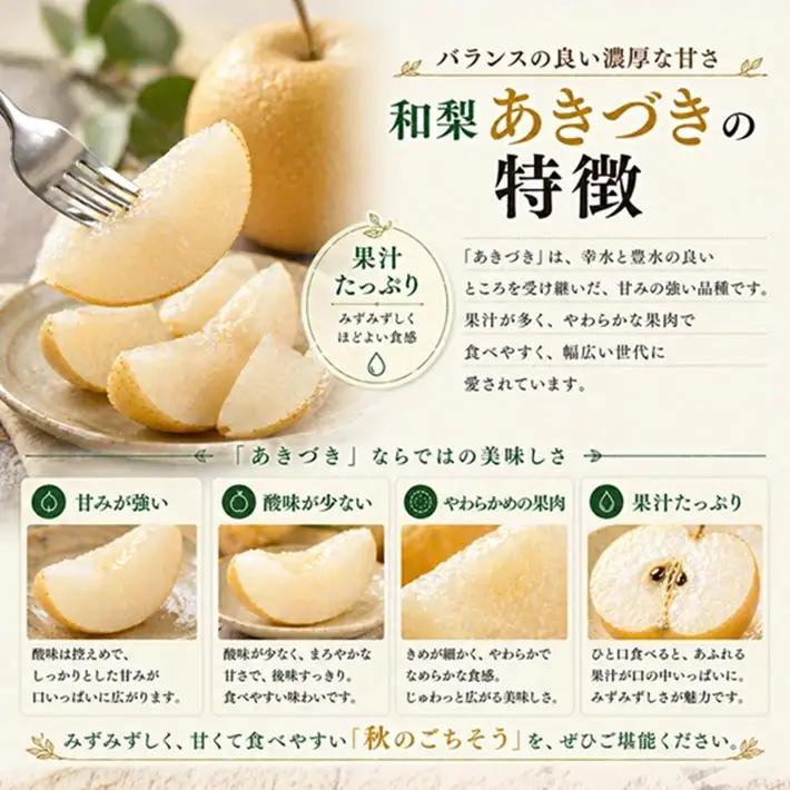 SA2990　刈屋梨　あきづき　約3kg(6～10玉入)
