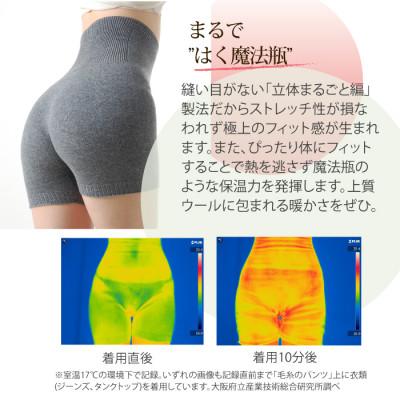 ふるさと納税 忠岡町 毛糸のパンツ2枚組(グレー・L〜LL)+すっぽんサプリ60粒 |  | 01