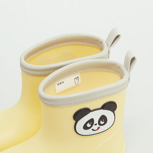 ワッペン付レインブーツ ごぱん 15cm 672194 5-101