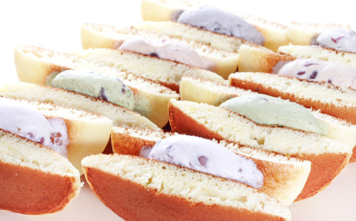 生どらの皮(生地)は洋菓子のスポンジに近い食感です。サンドする中身は、和菓子の餡と洋菓子のクリームを混ぜ合わせています。
