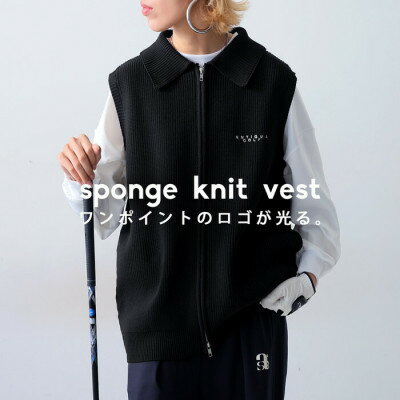 【ふるさと納税】【ANTIQUA/アンティカ】ANTIQUA GOLF ニットベスト(ZGL-30003-05-L)【1595389】