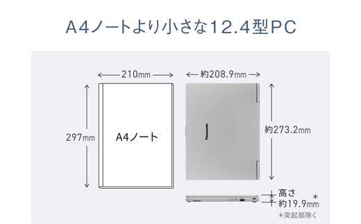 Panasonic パナソニックレッツノートSC/ジェットブラック CF-SC6ASBCP