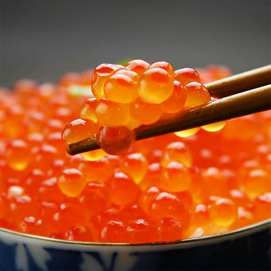 ＜加藤水産＞いくら醤油漬け200ｇ(アメリカ産)