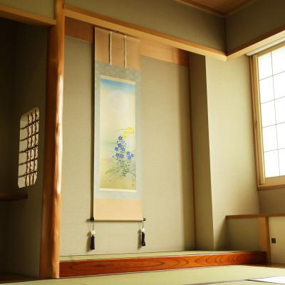 ふるさと納税 本巣市 掛け軸「秋草」 富岡蘇峰 尺五立 サイズ:190×54.5cm 掛け軸 秋掛け |  | 03