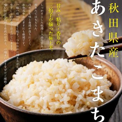ふるさと納税 潟上市 【ふるさと納税】米 令和7年産 秋田県産 あきたこまち 玄米 30kg 人気【秋田のこまち農場】 |  | 02