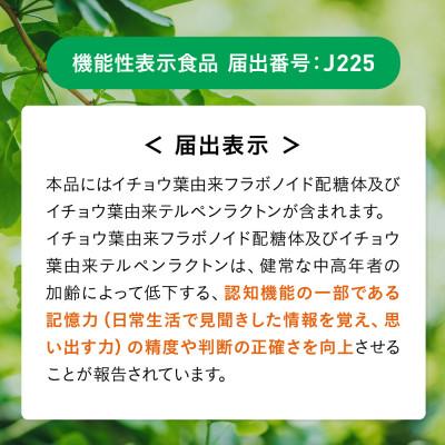 ふるさと納税 静岡市 イチョウ葉 サプリメント 認知ヘルプ 認知機能 記憶力向上 ホスファチジルセリン 3袋(約3ヶ月分) |  | 02