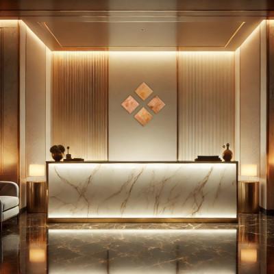 ふるさと納税 府中市 【壁面装飾】RadialSquare 升 [弁柄 Bengala (レッド)] |  | 03