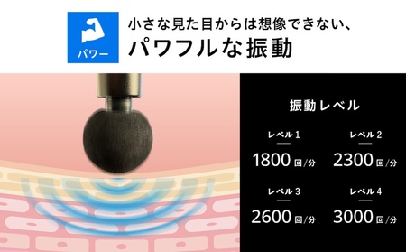【マッサージガン】uFit RELEASER Mini ＜ホワイト＞【136025】