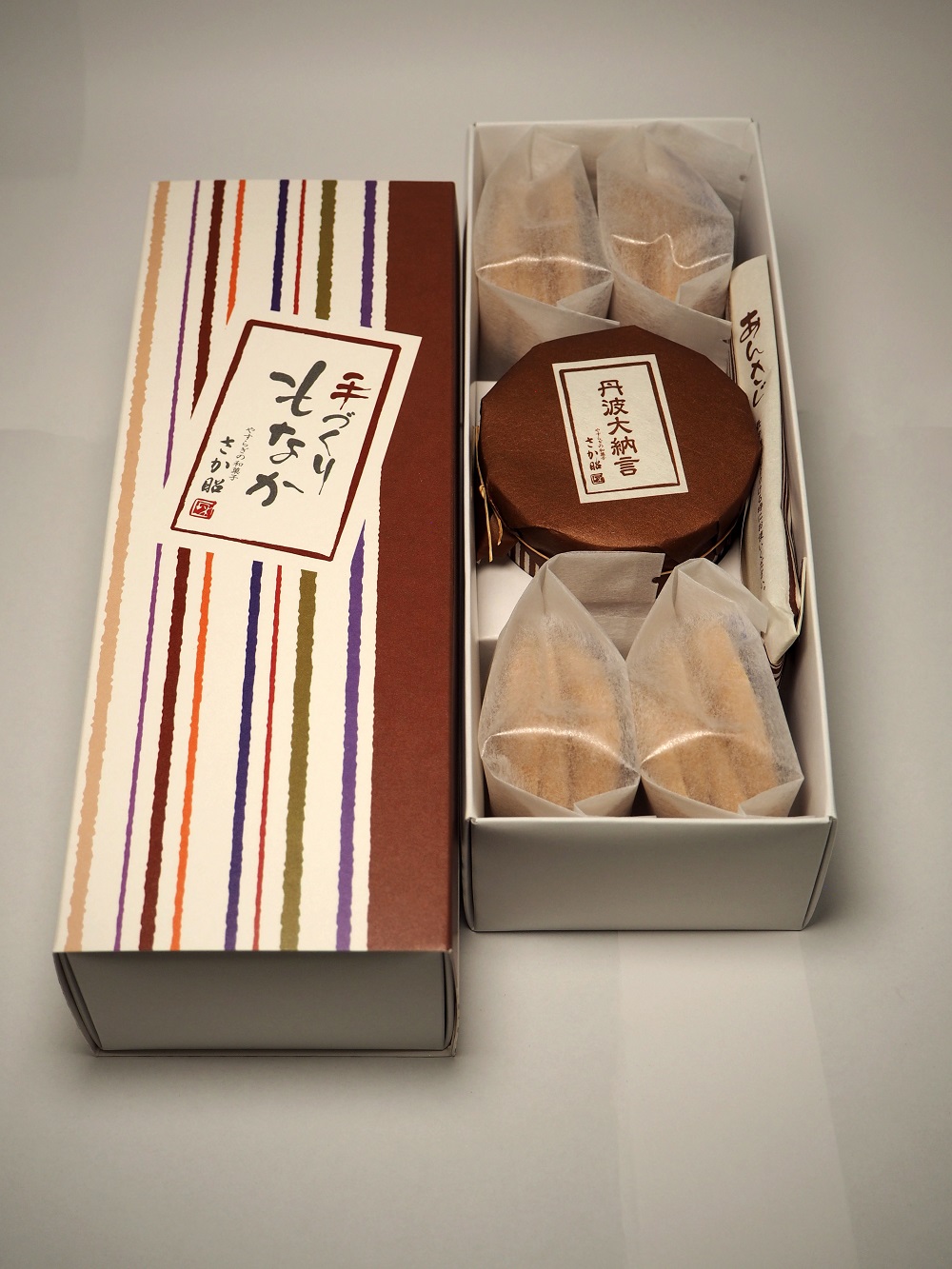 さか昭 「縁結びのさくら道®」など　4種類どら焼きと　手作り最中８個　詰合せ