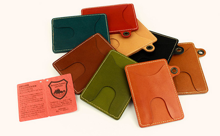 Native Creation カードケース NC3744 全8色 栃木レザー【納期1～2カ月】 【NAVY】