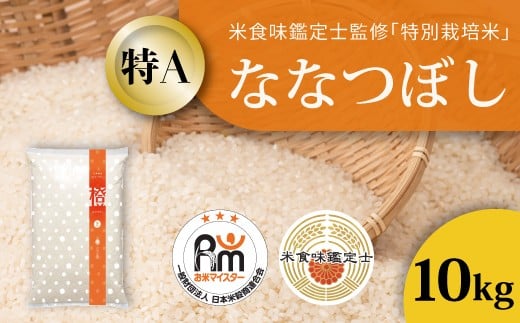 【北海道　農家直送！米食味鑑定士 三ツ星お米マイスター 栽培 監修】舟山農産　特別栽培米ななつぼし　令和7年産　10kg