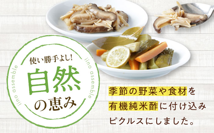 ピクルスセット 4個入り 愛媛県大洲市/iino assemble | ピクルス 野菜 詰め合わせ セット 加工食品 漬物 [AGAA015]