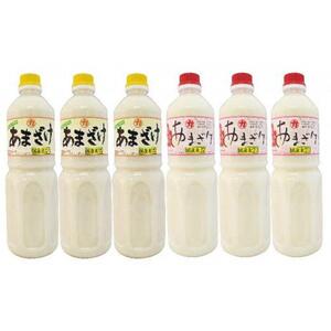 甘さまろやか／生姜入りあまざけセット　6本（1本1,000ml） [No.5220-0089]