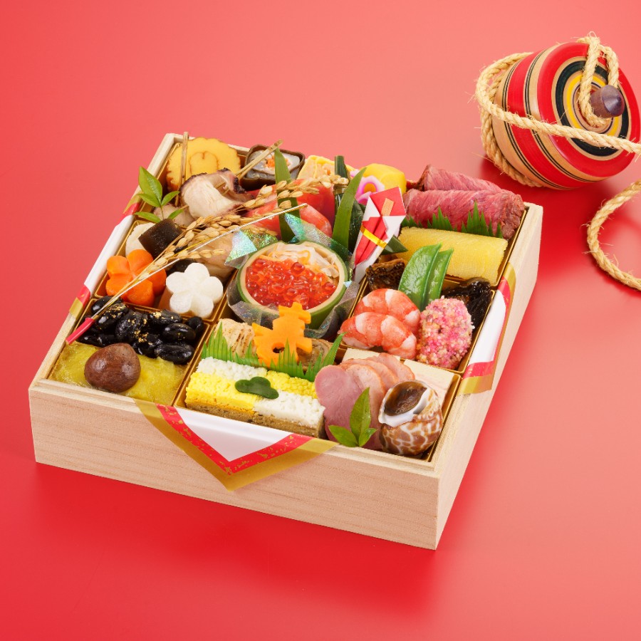 ＜京料理濱登久＞おせち一段重(冷蔵/2～3人前)【12月31日お届け】