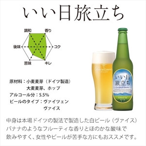 幸せのビール いい日旅立ち 330ml瓶 2瓶セット×6組 ビール ハレの日 ギフト プレゼント