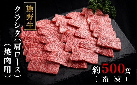 
熊野牛クラシタ焼肉500グラム（冷凍）
