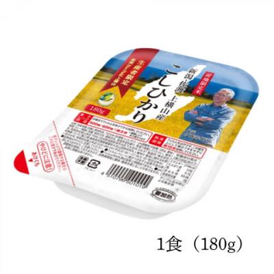 ふるさと納税 佐渡市 【毎月定期便】新潟県佐渡産コシヒカリ　パックご飯180g×36個【産地・生産者限定米】全3回 |  | 02