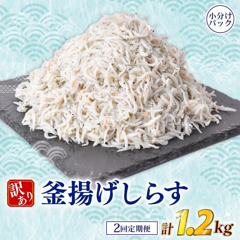 【定期便】 しらす 訳あり 計 1.2kg 【しらす】