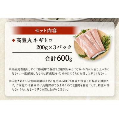 ふるさと納税 室戸市 高豊丸ネギトロ600g【6回定期便】 |  | 03