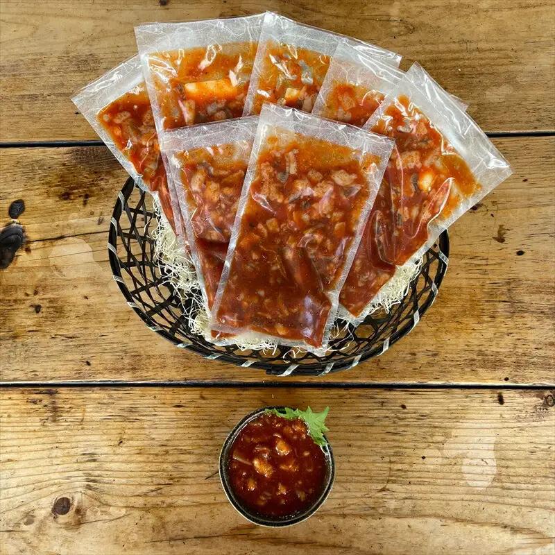 たこ七味 7パック【たこ 珍味 おつまみ キムチ 惣菜 海鮮 いかの塩辛 珍味 お取り寄せ 御中元 お中元 お歳暮 父の日 母の日 贈り物 日本酒 焼酎 たこ】【神奈川県小田原市早川】