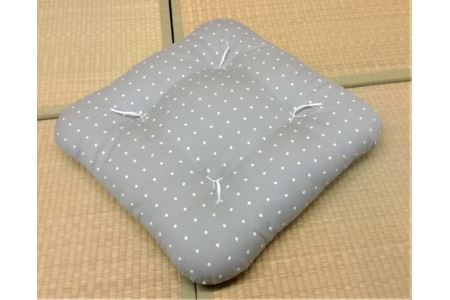 角丸小座布団　グレー　1枚 No.167