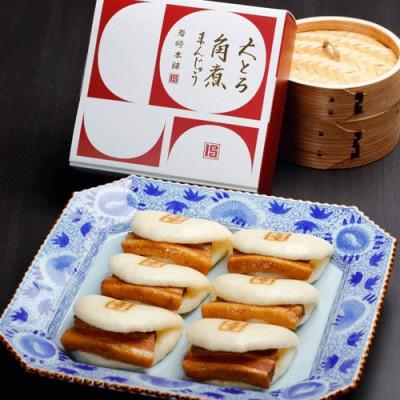 ふるさと納税 佐々町 【毎月定期便】【岩崎本舗】大とろ角煮まんじゅう6個 箱入り(佐々町)全3回 |  | 01