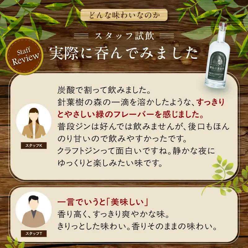 フレッシュクラフトジン 700ml 京丹後舞輪源蒸留所 クラフトジン
