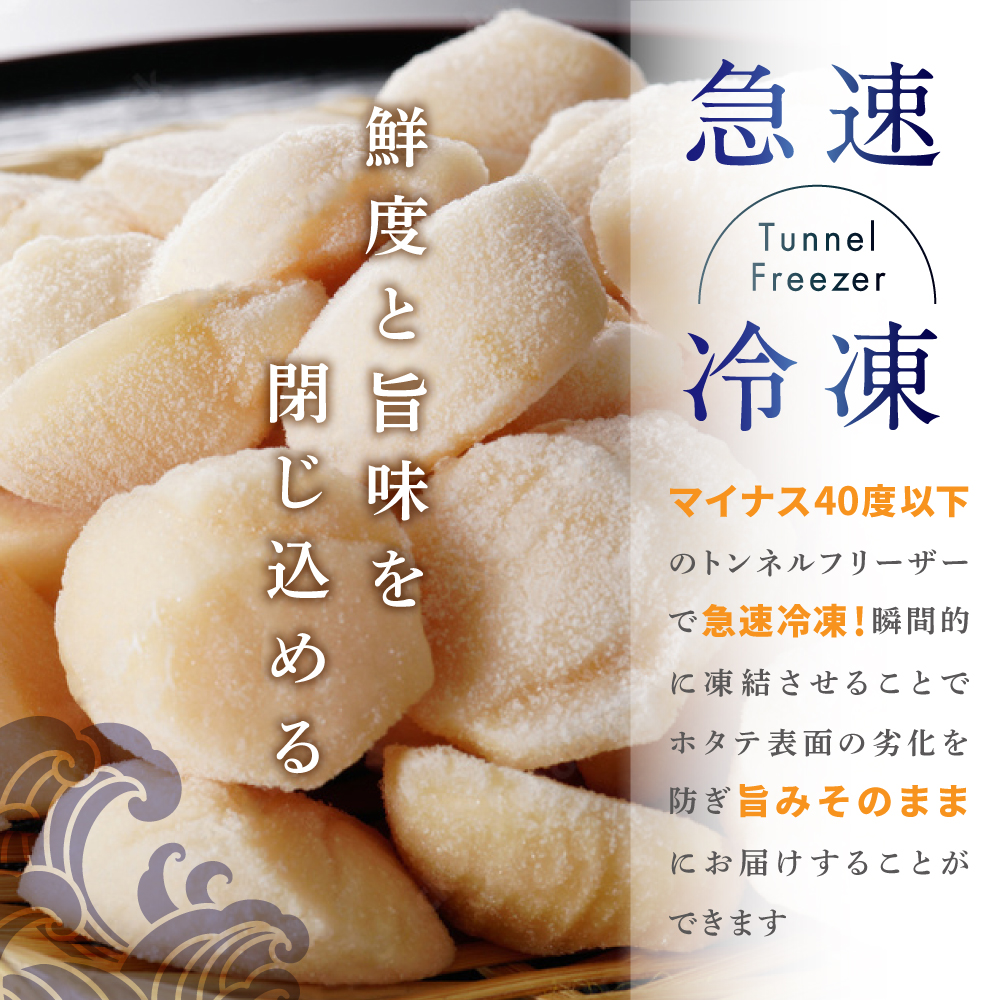 【訳あり】北海道 野付産 ほたて 500g 帆立 貝柱 ホタテ 貝柱