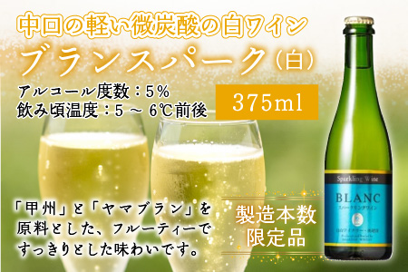 スパークリングワイン 白 ＆ ロゼ 375ml 2本セット [A-021008]