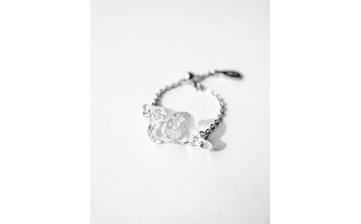 HARIO リング タマユラ HAW-TY-R｜耐熱 ガラス アクセサリー ハリオ 職人 繊細 フォーマル カジュアル きれいめ おしゃれ 20代 30代 40代 贈答 プレゼント ギフト 贈り物 お