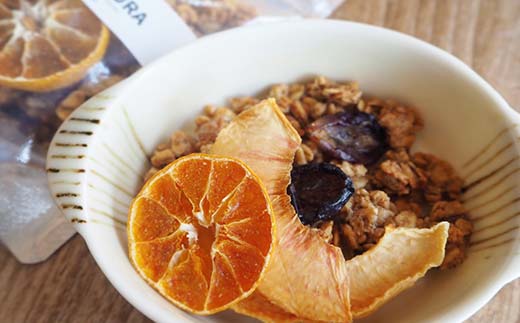 フルーツグラノーラ【TABEGURA】3種セット(各種1パックずつ) プレーン いちご ココア ドライ フルーツ おやつ 朝食 F7X-0509