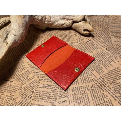 ふるさと納税 栗東市 蹄鉄付きカード・名刺入れ(マチなし)レッド |  | 02